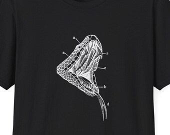 Venomous Snake Halloween Unisex T-Shirt, Funny Graphic Tee, Gift for Art Lovers