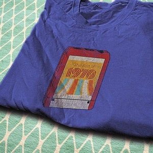 1970 55th Birthday 8-track Cassette Vintage Shirt