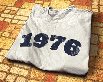 1976 - 50. urodziny, unisex, koszulka typu softstyle