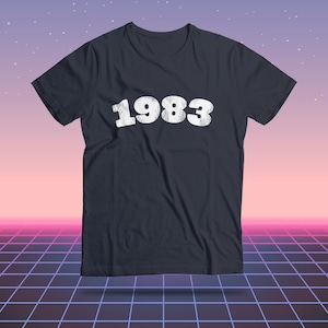42. Geburtstag Shirt, 1983 Geburtstagsgeschenk, Vintage Geburtstags-T-Shirt für Männer, 42. Geburtstag-Frauen-T-Shirt, Retro 1983, 1983 Geburtsjahr Geschenk