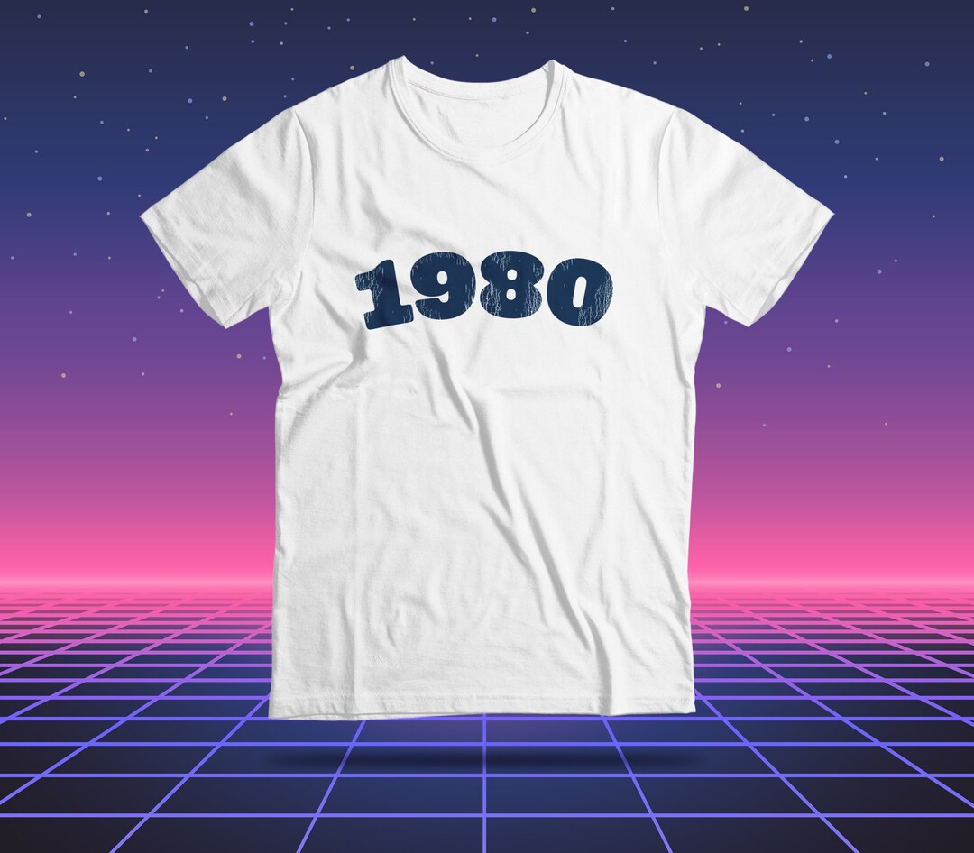 1980 - 46th Birthday Unisex Softstyle T-shirt - Etsy