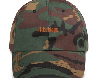 I Like Dogs Dad Hat