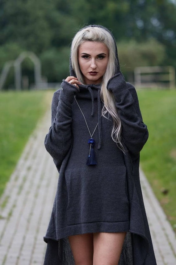 Loose sweater shop dress