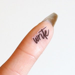 Write Stickers | Study Stickers, Clear Stickers, Writer Stickers, Word ...