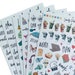 Variety Sticker Pack | Cute Sticker Pack, Mini Clear Stickers, Variety ...