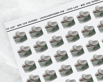 Fishing Bait Color Planner Stickers: Clear Gloss or Matte White