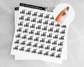 Word Count Stickers Study Stickers Clear Stickers Writer | Etsy