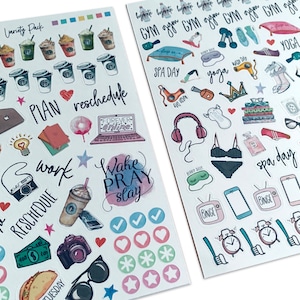 Variety Sticker Pack | Cute Sticker Pack, Mini Clear Stickers, Variety ...