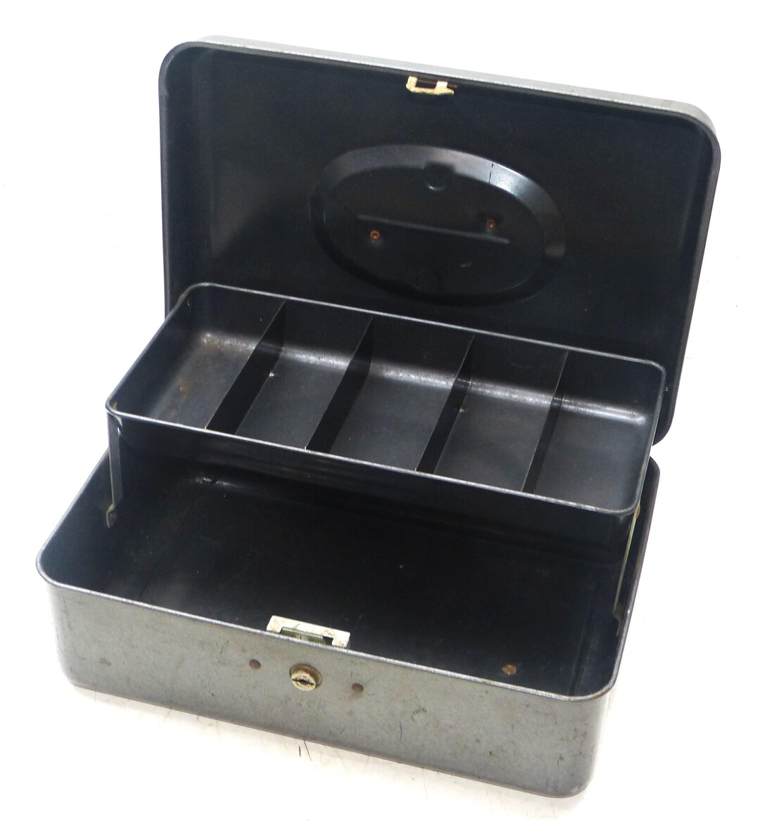 Vintage Metal Cash Box or Strong Box - Etsy
