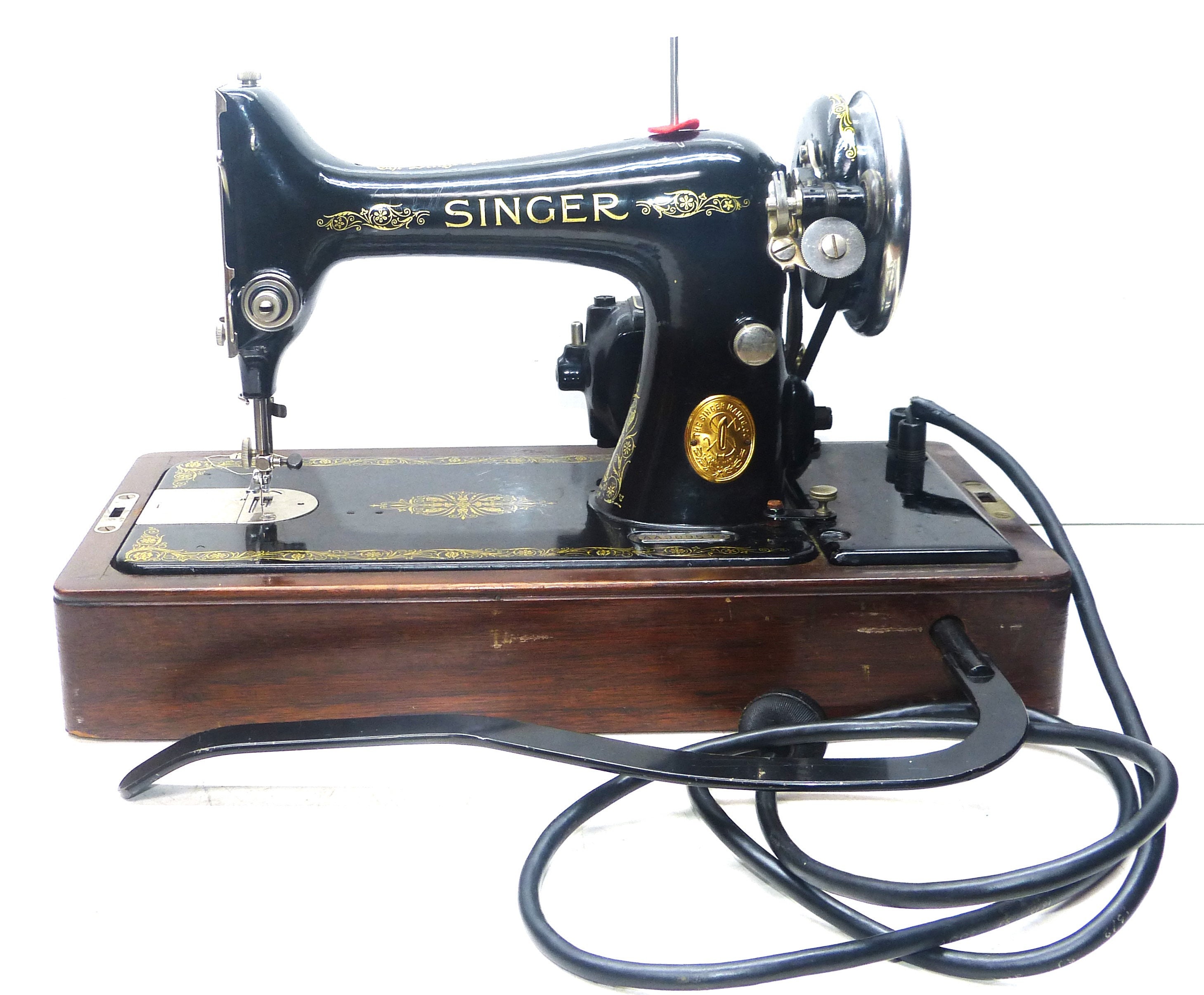 Singer Motor Lead Power Cord Sewing Machine #122 for 15-91 201 301