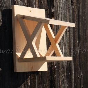 Estante para nido de petirrojo - Caja nido - Caja para pájaros - Casita para pájaros para petirrojos - Paloma matutina - Casita para pájaros de primavera - Idea de regalo para él
