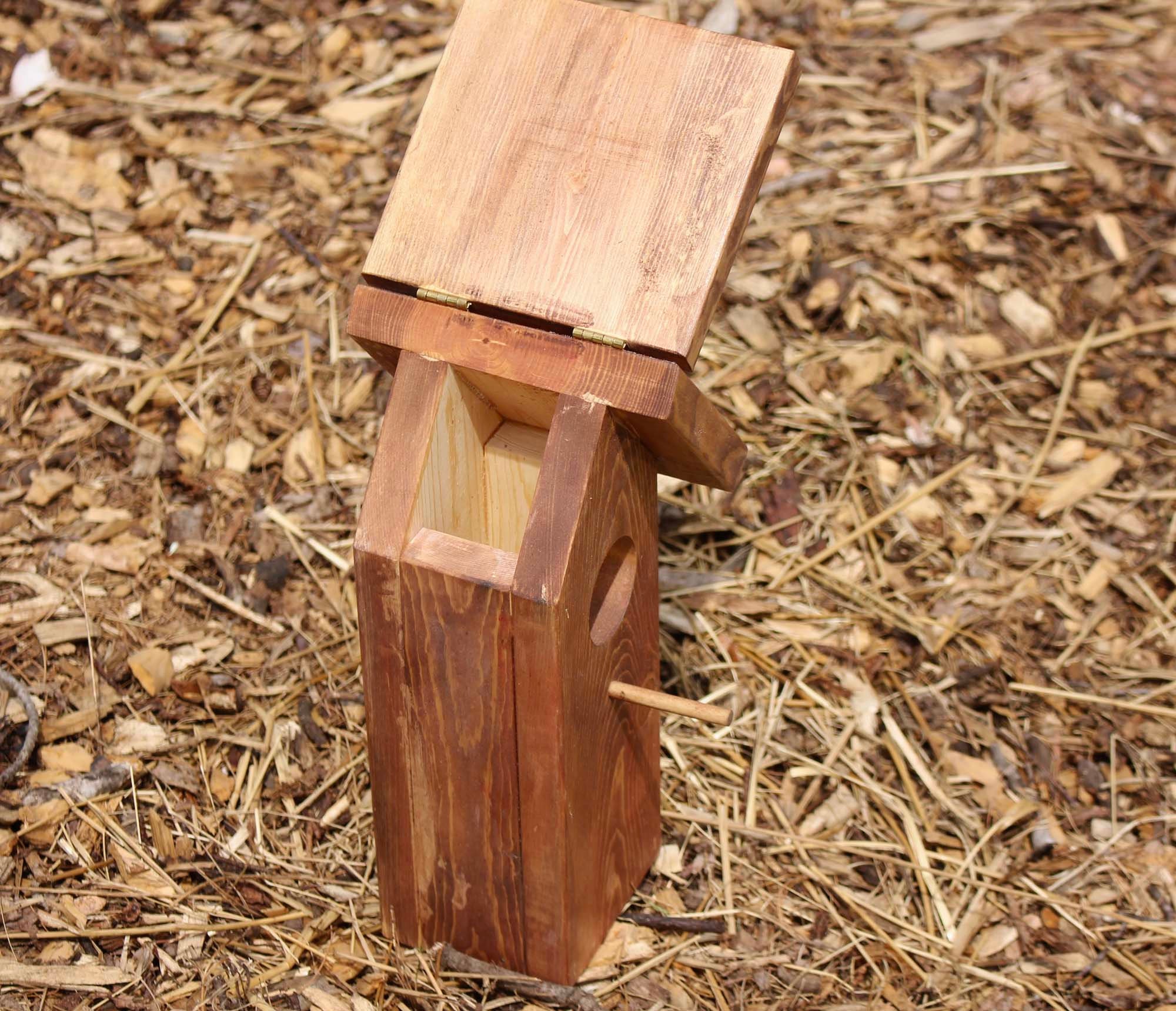 Small Bird House Mini Birdhouse Bird Perch Garden Decor Etsy