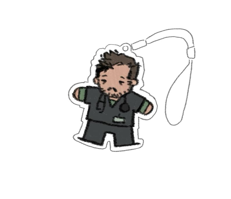 The Pitt Phone Charms Robby