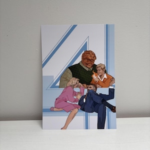 The Fantastic Four - A5 Print
