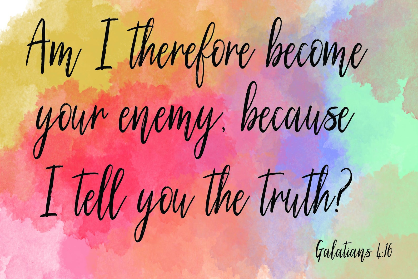 Galatians 4 16 etsy