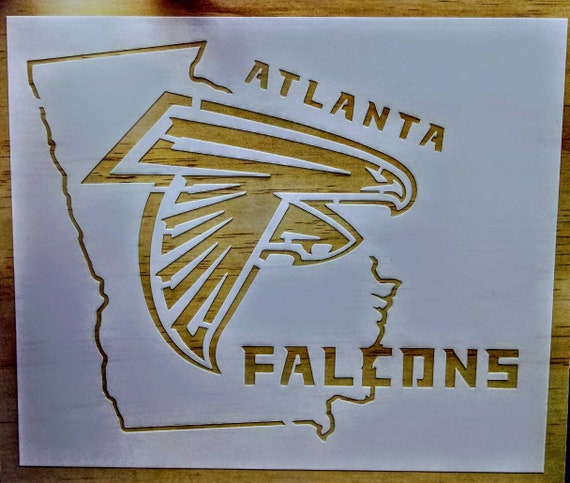 Atlanta Falcons Stencil 10x12 | Etsy