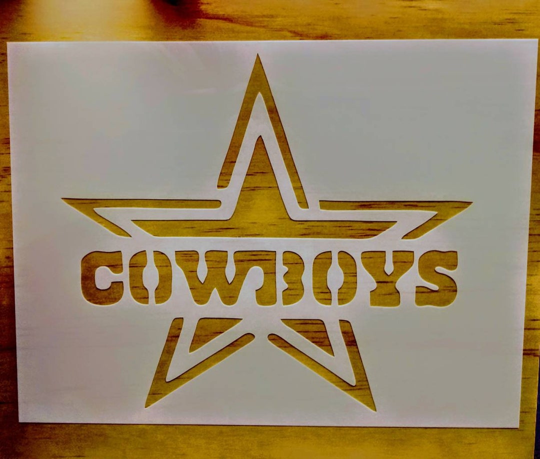 Dallas Cowboys Stencil - Etsy