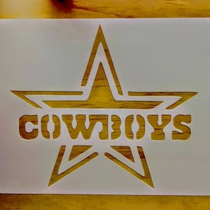 Dallas Cowboys Stencil | Etsy