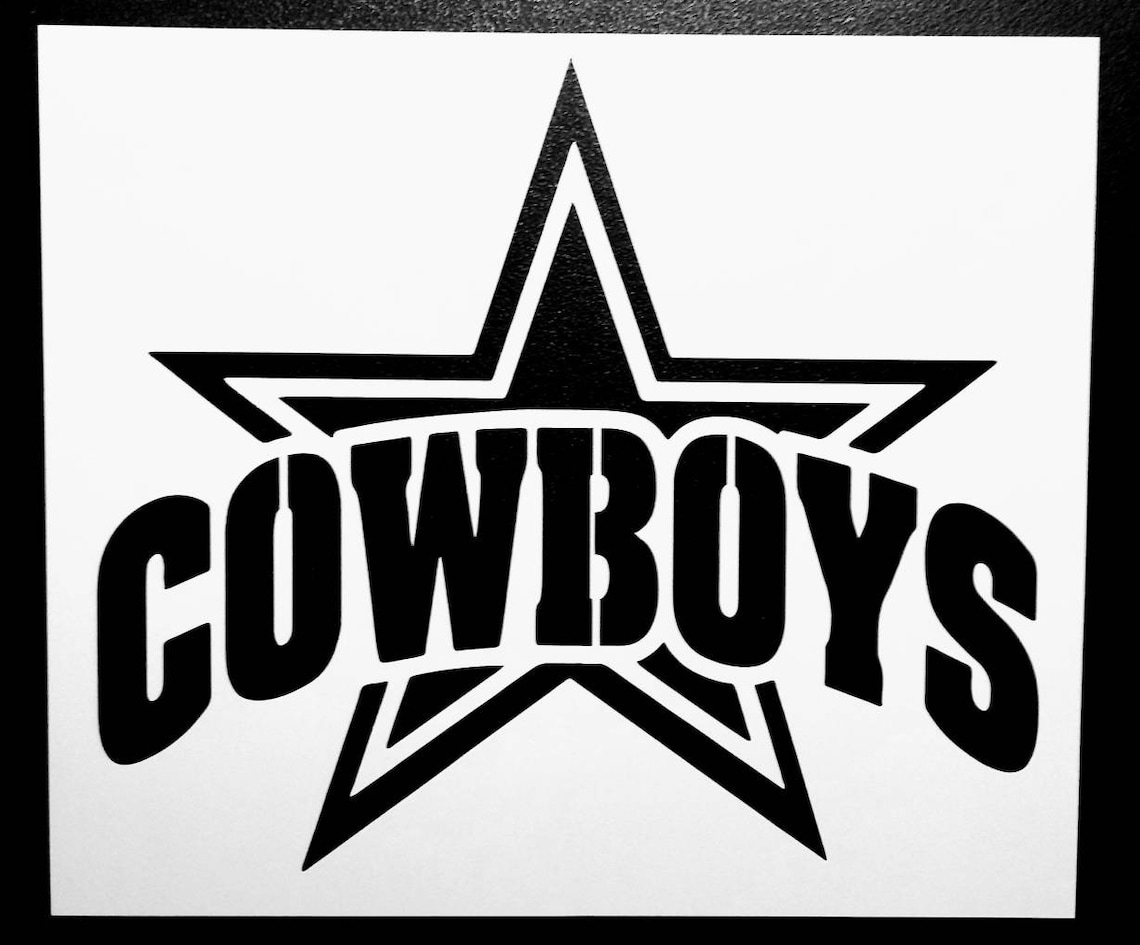 Dallas Cowboys Stencil 10x12 Etsy