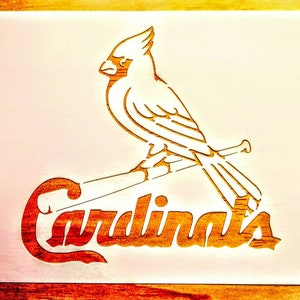 Cardinals Stencil 9x12