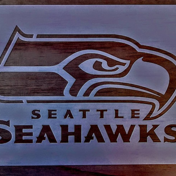 Seahawks Logo Stencil Etsy