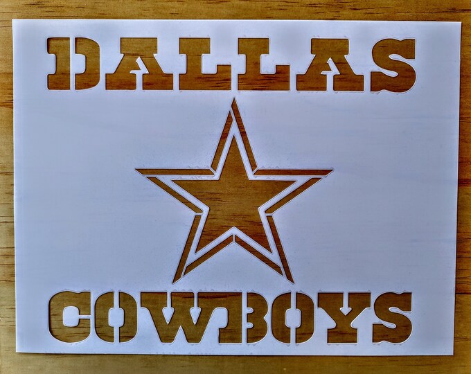 Dallas Cowboys Stencil - Etsy