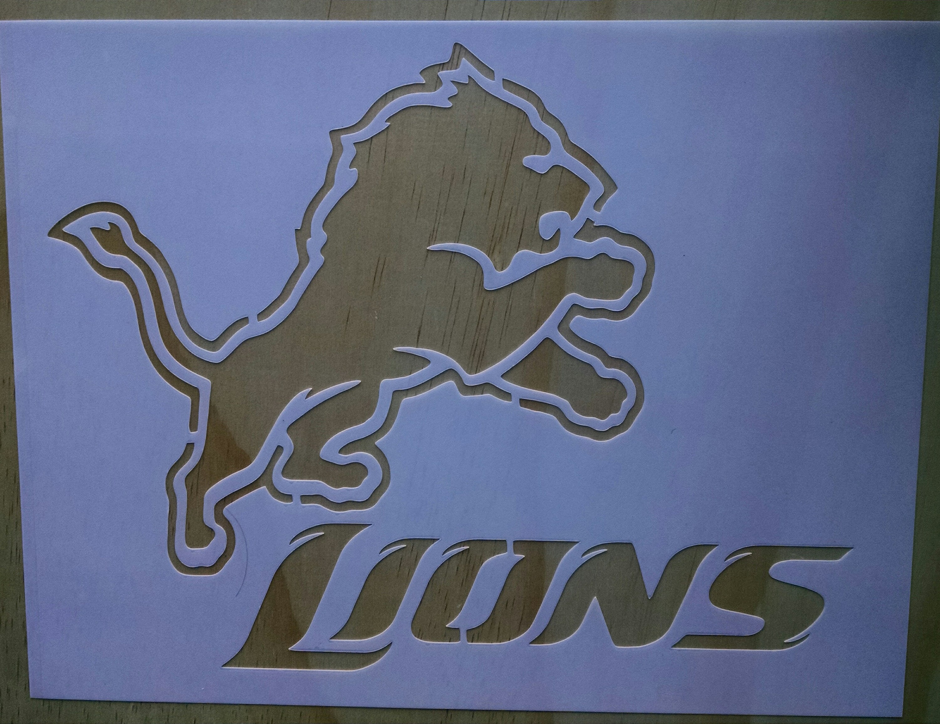 Detroit Lions Stencil Etsy detroit-lions-stencil-etsy
