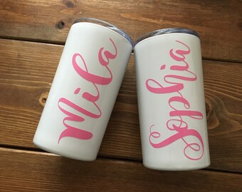 12 Oz Skinny Mini Tumbler Big Brother Gift Kids Cup, Flower Girl Gift, Ring Bearer Gift, Ring Security, Jr Groomsman Gift, Big Sister Gift