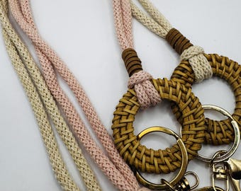 Macramé boho-sleutelkoordstijl 2