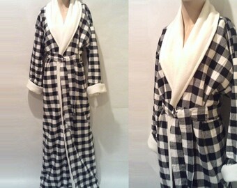 Floor Length Robe Plush Robe Fleece Bridal Wrap Bathrobe Tall Women Floor Length Petite Xs X Flannel Lined