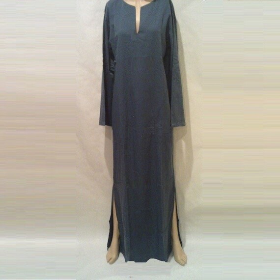 linen caftan dress