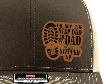 Gorra de padrastro: regalo para papá que dio un paso al frente / Gorra de camionero para el Día del Padre