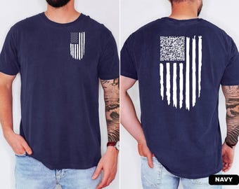 Camiseta viral con código QR de baile de Trump, colores cómodos, broma de baile, 4 de julio, camiseta del presidente, regalo para él