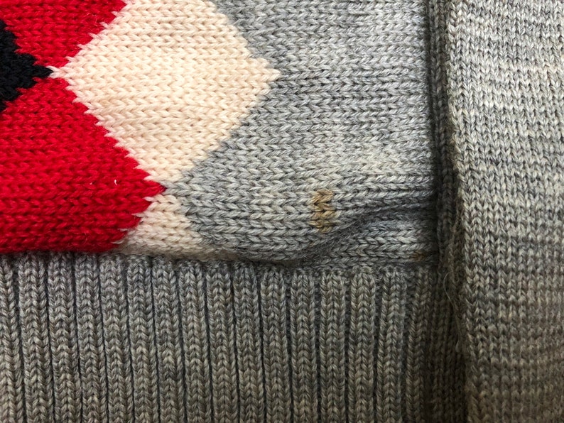 vintage men/'s cardigan sweater