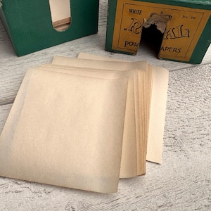Set di carta da pacchi vintage - 10 fogli - Carta da pacchi invecchiata per diario spazzatura, effimera per scrapbooking