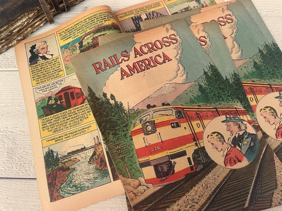 1950s USA lot of railway related ephemera 1950s USA lot of railway related ephemera