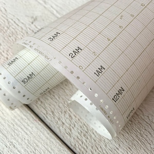 Carta per grafici, con AM/PM, per planner e diario, carta per grafici elettrici, carta per appunti speciale e unica, carta molto sottile