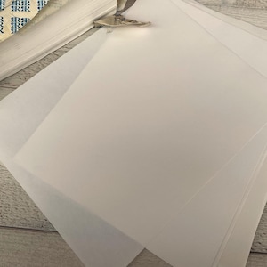 Vintage typewriter paper, Office paper for junk journal, Cockle finish paper, Rising parchment, Ephemera for scrapbooking, 10 or 30 sheets