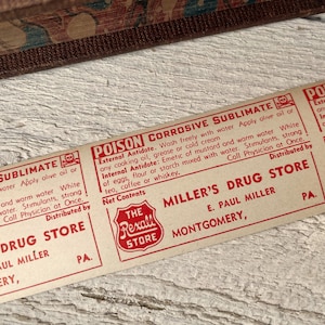 Vintage pharmacy poison labels - 10 labels - Apothecary labels for junk journals, Medicines, Scrapbooking ephemera