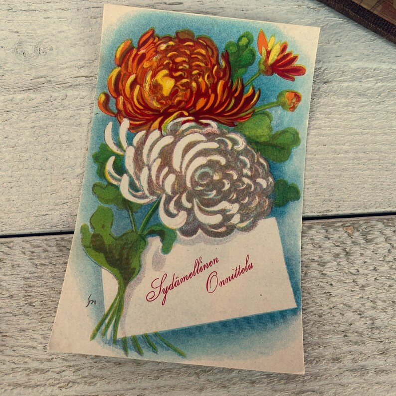 cartes postales de fleurs vintage, éphémères pour la journalisation indésirable et techniques mixtes, jeu de cartes inutilisées, 4 feuilles image 5