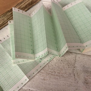 Papel para registro de gráficos, papéis para gráficos eletrográficos, papel para notas especial e exclusivo, papel muito fino, itens de diário de lixo