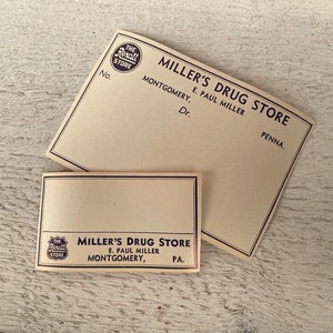 Vintage unused Rx apothecary labels, pharmacy labels, Blank labels for junk journals, New old stock, 10 sheets