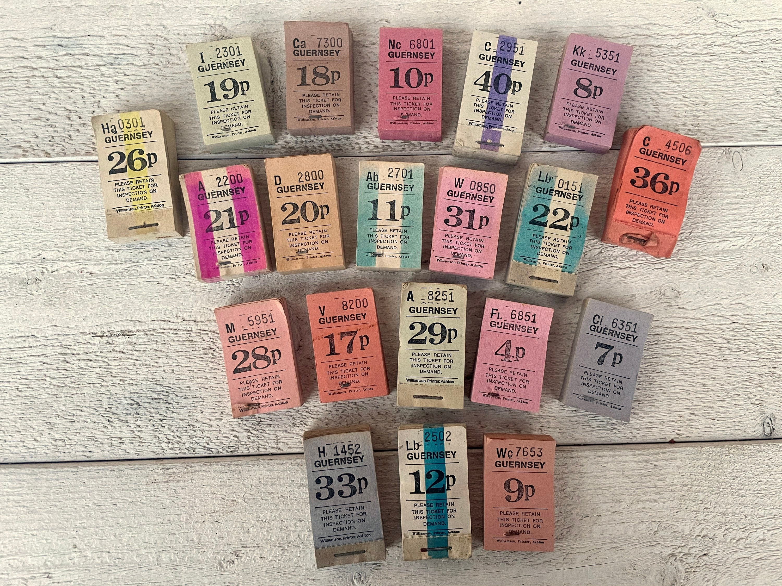 Vintage Bus Ticket Roll - Etsy Vintage Bus Ticket Roll - Etsy