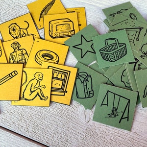 Vintage Spielkarten für Junk Journals, Schule Gelehrte, Bilder, Lehre, Scrapbooking Ephemera, 8 Karten