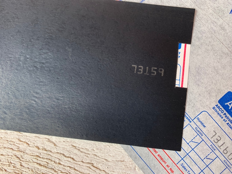 Vintage Gas Station Receipts Duplicate Receipt With Carbon Etsy