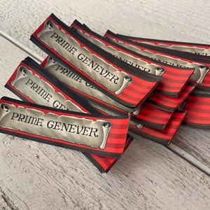Etiquetas de garrafas vintage, 20 folhas - Etiquetas de diário, Lote de etiquetas de garrafas de vinho, Listrado, Ephemera Para diário de lixo, Scrapbooking