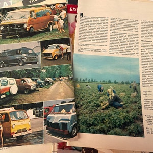 Sortiment med vintageblad för tidskrifter - 20 ark - Från olika tidskrifter, 1900- till 1990-tal, För skräpjournal, Ephemera för scrapbooking bild 3