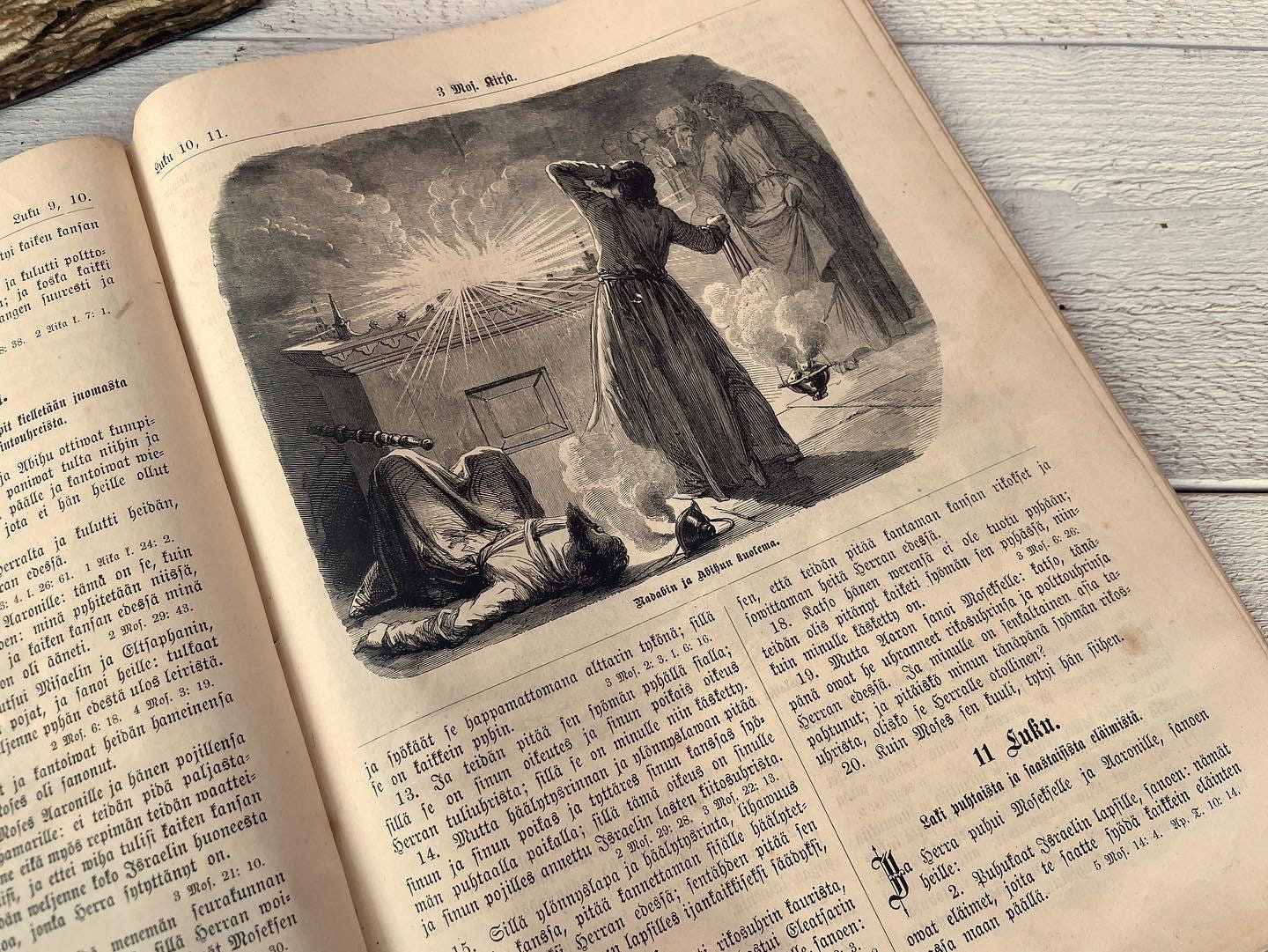 Old Antique Vintage Illustrated 1898 Bible Faith Junk Journal Kit