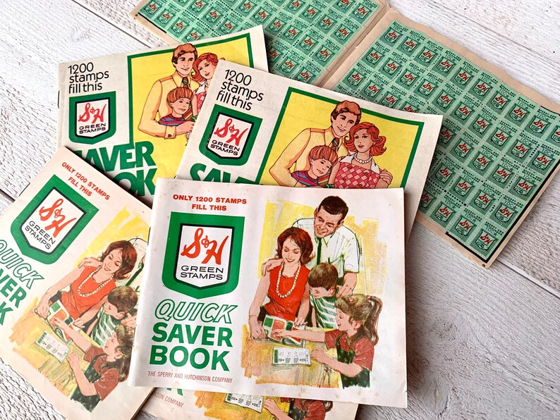 Vintage Saver Stamp Book Saving Stamps Used S&H Booklet Etsy
