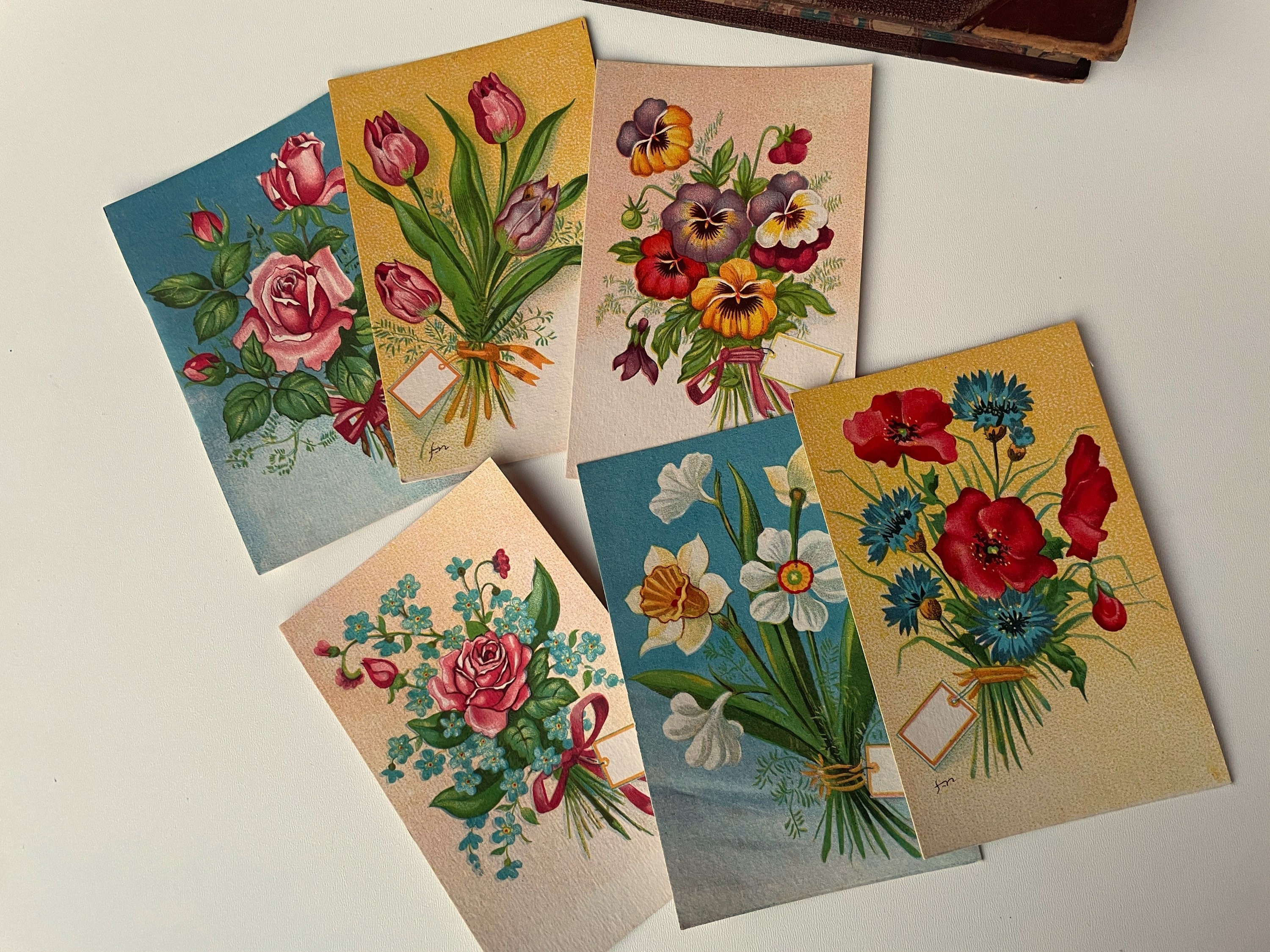 Vintage greeting card pack - Etsy 日本